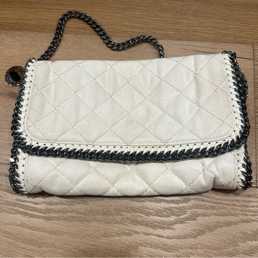 Stella McCartney Vegetarian Suede Shoulder Bag
